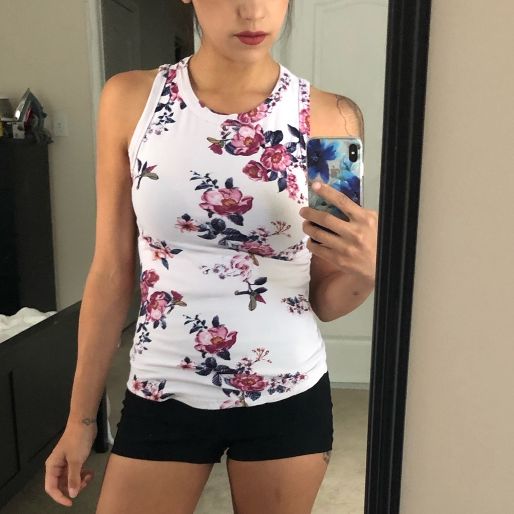Floral tank (SOLD)